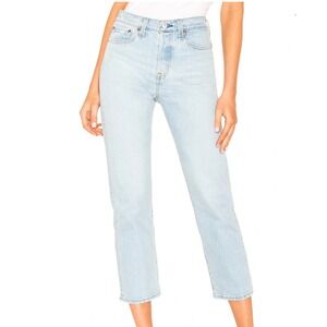 Levi’ Light Blue High Waisted Cropped Women's Jeans